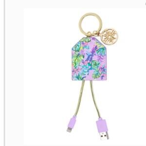 NEW Lilly Pulitzer branded portable charging tag Mermaid in the Shade gift idea
